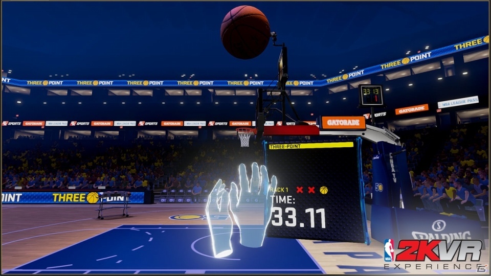 ポール・ジョージ選手とコートに！PS VR版「NBA 2KVR エクスペリエンス」が配信開始―超絶シュートも打てる初のNBA VRゲームの画像2