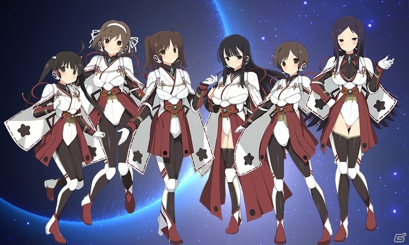 PC「超銀河船団∞ -INFINITY-」新キャラクター「チーム5」の6人が12月28日より採用可能に！の画像1