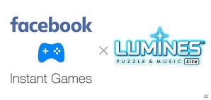 ダウンロード不要な「LUMINES パズル＆ミュージック Lite」がFacebook「インスタントゲーム」にて配信開始の画像1