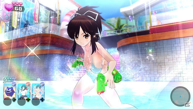 PS4「閃乱カグラ PEACH BEACH SPLASH」出張購買部の描き下ろし看板娘が決定！「くねくねフィニッシュ」やカードを使ったカスタマイズ要素を紹介の画像8