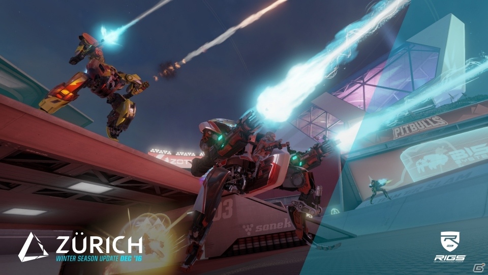 PS4「RIGS Machine Combat League」冬季アップデートが配信！新アリーナ・Zurichや新型RIG・APXなどが追加にの画像4