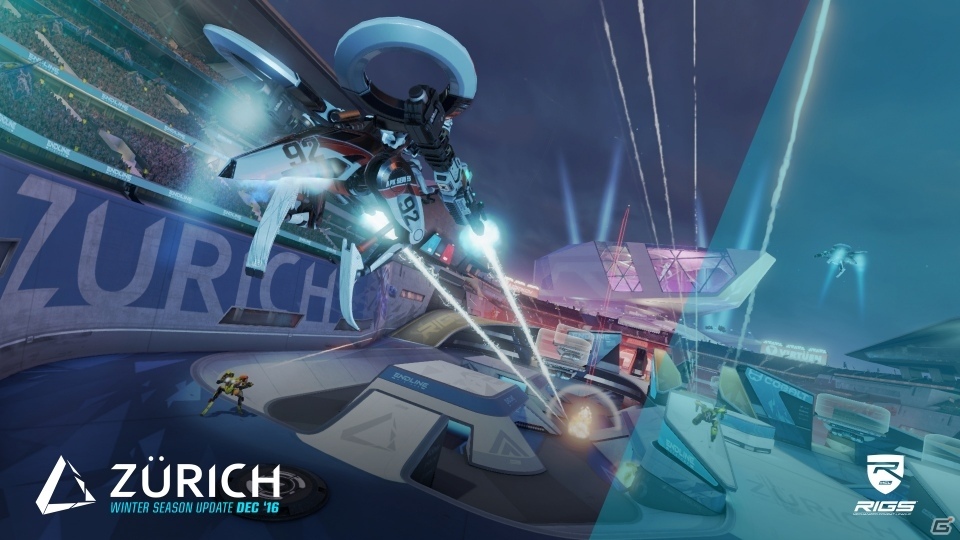 PS4「RIGS Machine Combat League」冬季アップデートが配信！新アリーナ・Zurichや新型RIG・APXなどが追加にの画像5