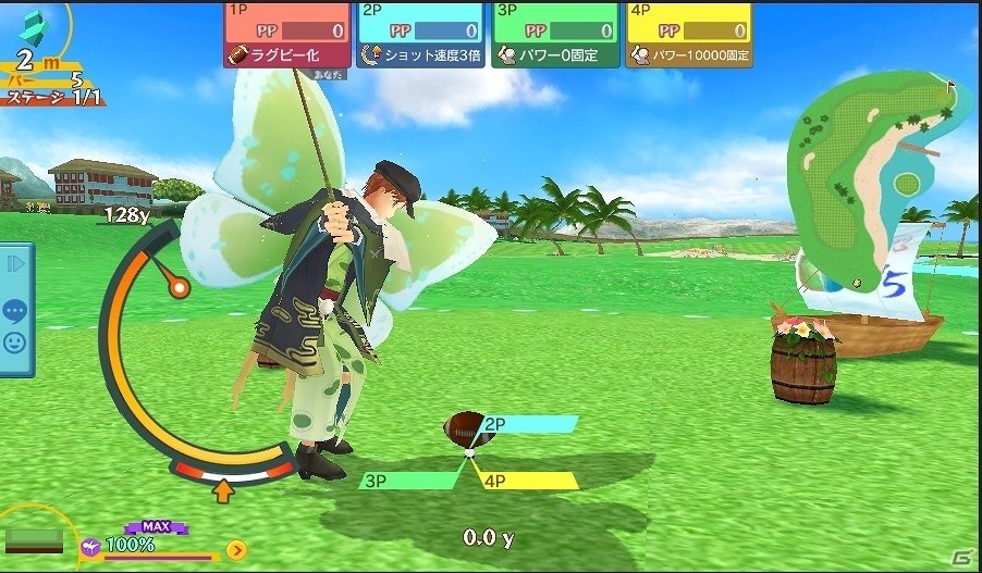 iOS/Android「スマホでゴルフ！ぐるぐるイーグル」ギミック満載のリアルタイムゴルフバトル「わいわいモード」が実装！の画像4