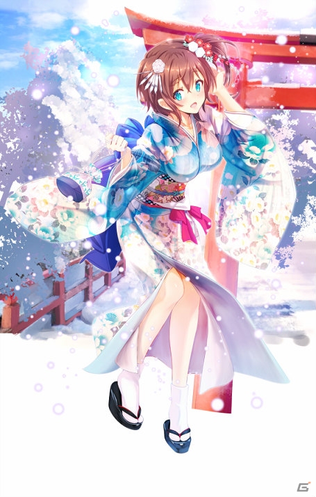 iOS/Android「アンジュ・ヴィエルジュ ～ガールズバトル～」振袖姿の彩城天音（CV：田村ゆかり）が登場！年末年始イベントが盛りだくさんの画像1