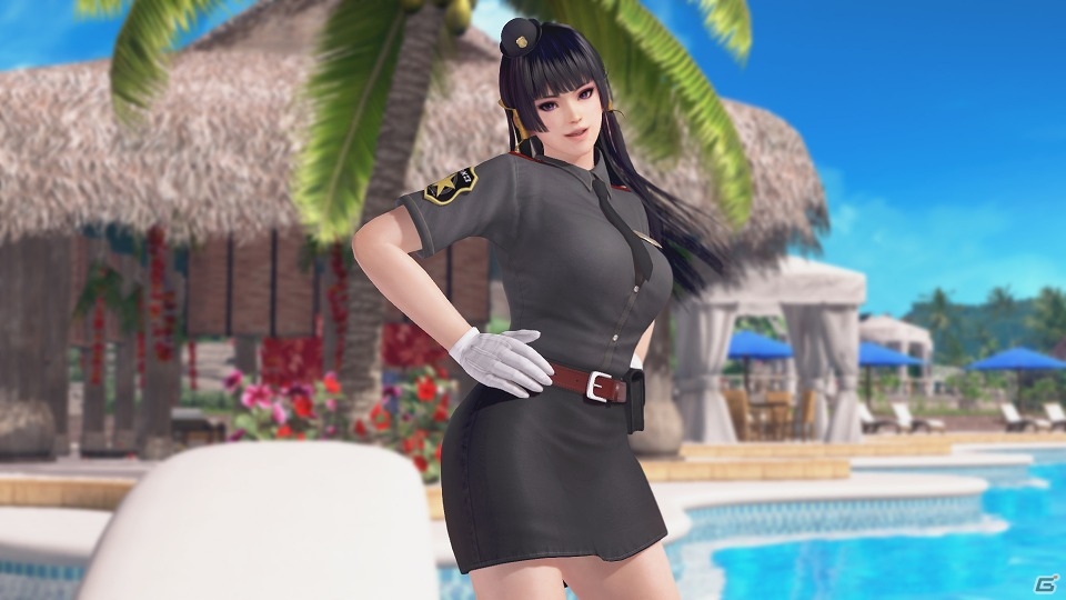 PS4/PS Vita「DEAD OR ALIVE Xtreme 3」黒いタイトな衣装がセクシーさを際立たせる新作水着第19弾「イソギンチャク」が配信の画像1