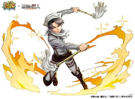 iOS/Android「フルボッコヒーローズ」にて「進撃の巨人」との第三弾コラボが実施決定！ログインするだけでエレンとリヴァイをゲットの画像3