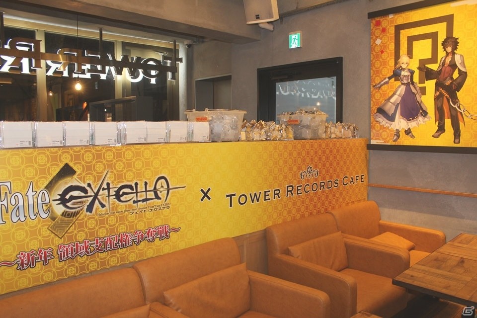 サーヴァント達が新年のお祝いに！？ 描き下ろしグッズやコラボフードも満載の「Fate/EXTELLA×TOWER RECORDS×Bookmark浅草橋～新年 領域支配権争奪戦～」の画像1
