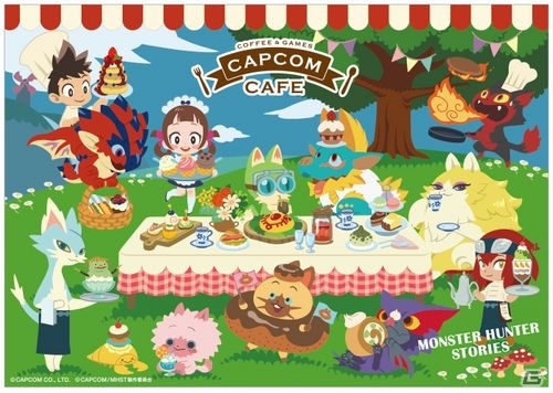 カプコンカフェ×「モンスターハンター ストーリーズ」にナンバーズが新たに登場！メインイラスト＆新発売のメニュー、グッズが公開の画像1