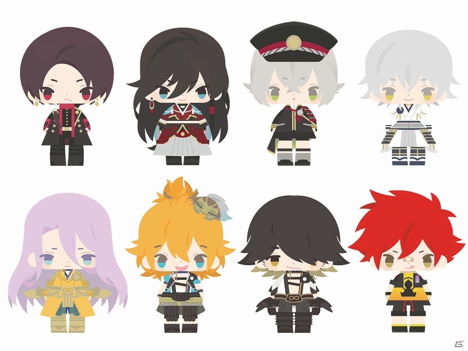 「こえだらいず」シリーズの新商品！アクリルキーホルダー「刀剣乱舞‐ONLINE‐vol.1」の予約受付が開始の画像3