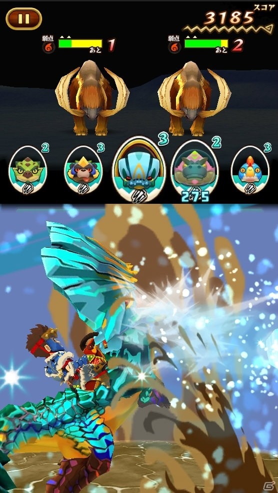 iOS/Android「オトモンドロップ モンスターハンター ストーリーズ」討伐イベント「凶気の雷狼竜」が開催！の画像8