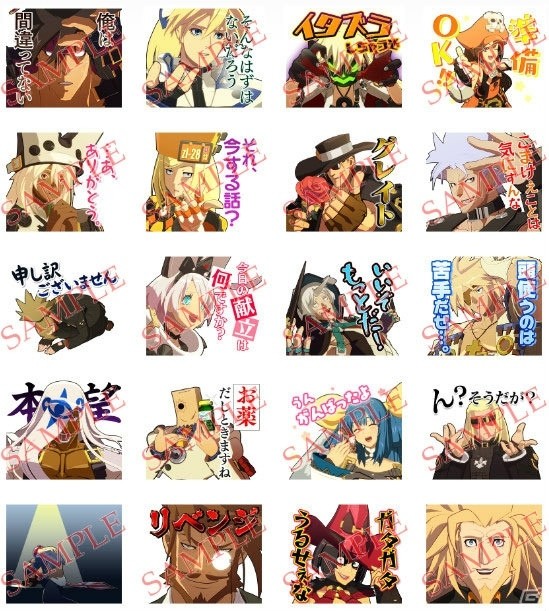 シリーズ最新作「ギルティギア イグザード レヴ ツー」の製作が発表！ロケテストやLINEスタンプ情報、「＃コンパス」コラボもの画像2
