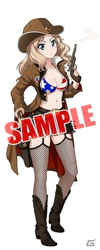iOS/Android「ガールズ＆パンツァー 戦車道大作戦！」ケイたちがカウガールになって登場！サンダース生徒の新衣装が追加の画像2