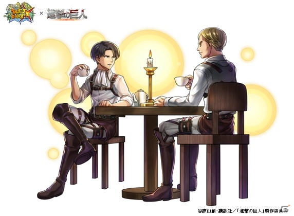 Ios Android フルボッコヒーローズx 進撃の巨人 コラボ第三弾イベントが開始 ポイントクエストで 女型の巨人 エレン巨人 をゲット ゲーム情報サイト Gamer