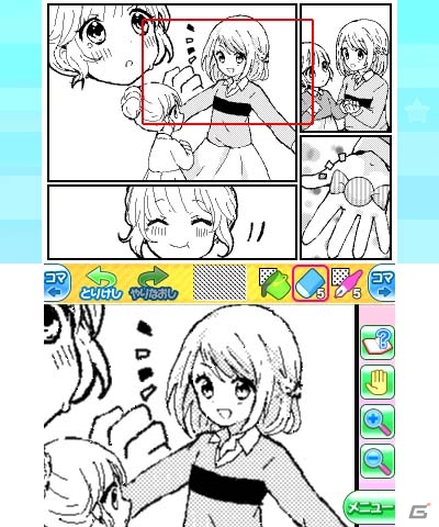 タッチスクリーンで実際にマンガが描ける3DS「まんが家デビュー物語 ステキなまんがをえがこう」が3月16日発売！の画像15