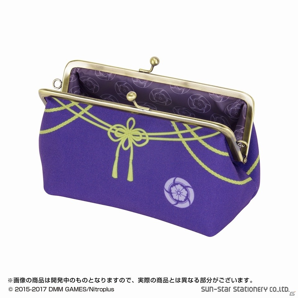 「刀剣乱舞-ONLINE-」加州清光などの刀剣男士14振りをイメージした「がま口ポーチ」が登場！本日13時よりプレミアムバンダイ限定で予約開始の画像6