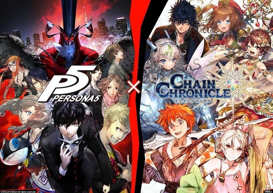 iOS/Android「チェインクロニクル3」にて「ペルソナ5」コラボがスタート！コラボキャラ初の“伝授”能力を持ったジョーカーたちをゲットの画像1