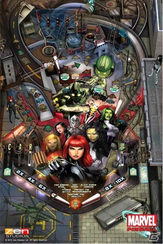 スパイダーマンやX-MENの世界を完全再現！「Marbel Pinball」auスマートパス」版がサービス開始の画像3