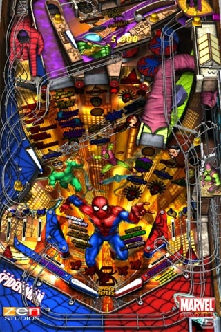 スパイダーマンやX-MENの世界を完全再現！「Marbel Pinball」auスマートパス」版がサービス開始の画像4