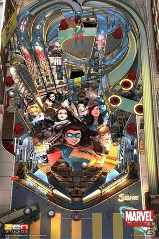 スパイダーマンやX-MENの世界を完全再現！「Marbel Pinball」auスマートパス」版がサービス開始の画像5