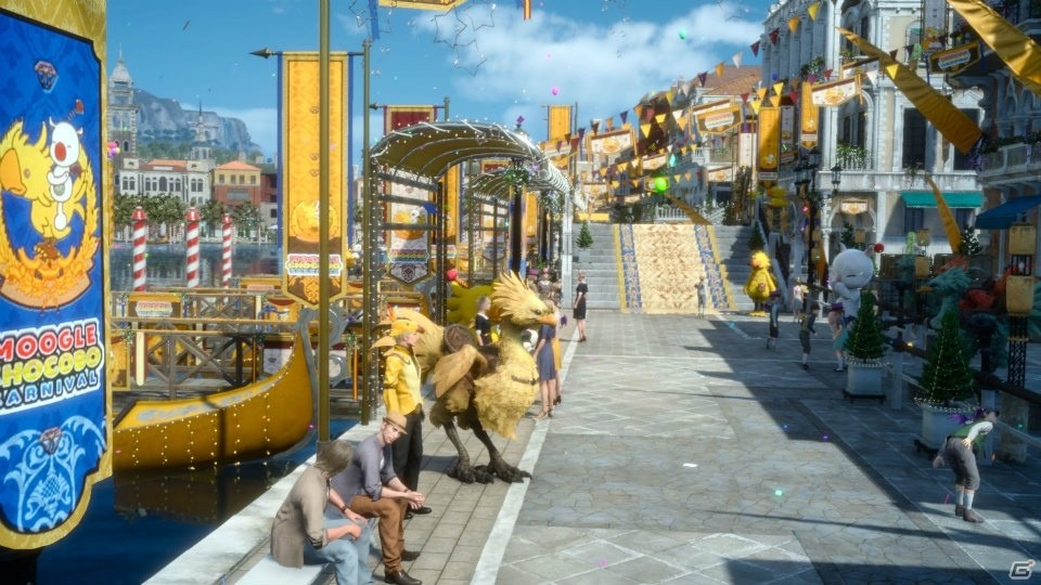 スクエニカフェもゲーム内に再現！「ファイナルファンタジーXV」で1月24日より開催されるイベント「モグチョコカーニバル」を紹介の画像8