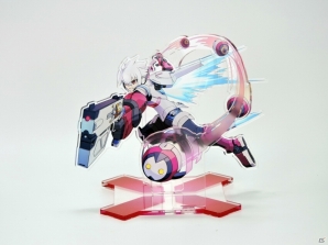 3DS「蒼き雷霆 ガンヴォルト 爪」ガンヴォルトとアキュラの多重立体