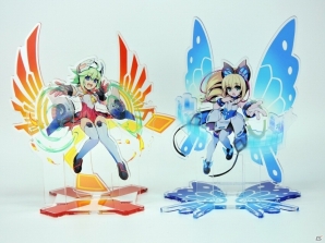 3DS「蒼き雷霆 ガンヴォルト 爪」ガンヴォルトとアキュラの多重立体