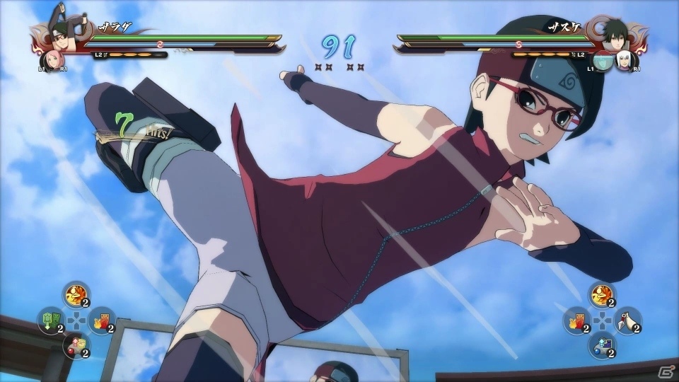 PS4「NARUTO－ナルト－ 疾風伝 ナルティメットストーム 4 ROAD TO BORUTO」プレイ動画「うちはサラダ」が公開！の画像2