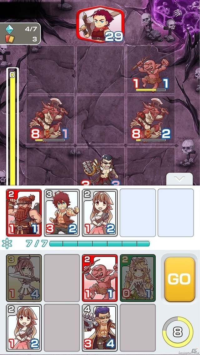 2×3のフィールド上で繰り広げられるリアルタイムカードバトル！iOS/Android「スカイスクレイパー」の事前登録が開始の画像5