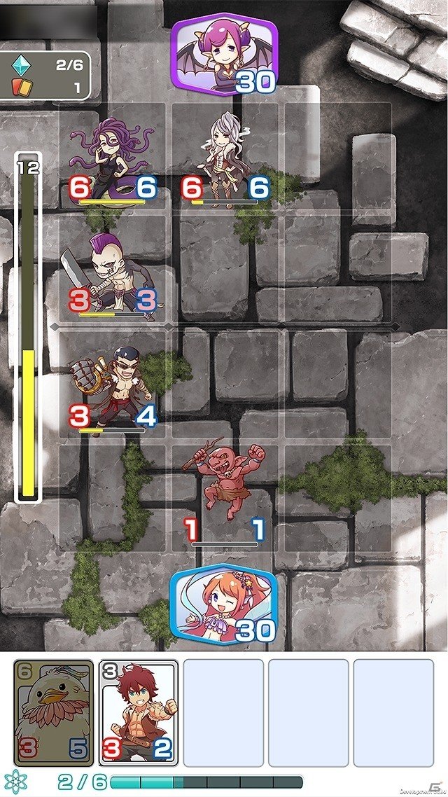 2×3のフィールド上で繰り広げられるリアルタイムカードバトル！iOS/Android「スカイスクレイパー」の事前登録が開始の画像6