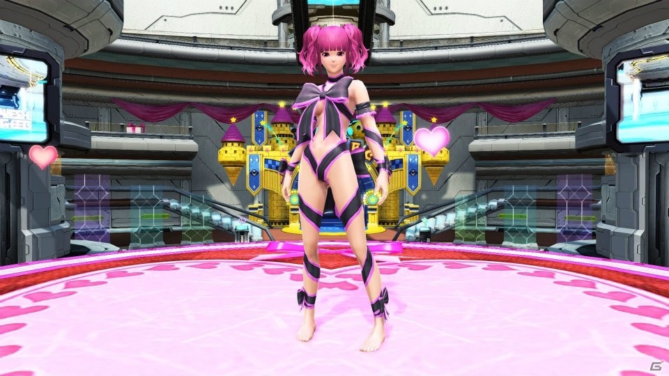 「ファンタシースターオンライン2」に恒例のバレンタインロビーが登場！アニメよりRINA、リリカ、シルバも再び訪れるの画像80