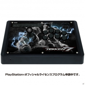 「鉄拳7」デザインのノアール配置のアーケードスティック「鉄拳7 対応スティック for PlayStation4」が6月1日に発売！の画像1