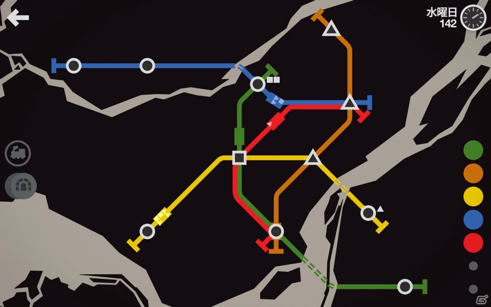 世界で人気の鉄道運営パズルシミュレーション「ミニメトロ -Mini Metro-」がApp Passで配信の画像6
