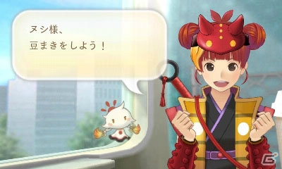 3DS「めがみめぐり」2月の季節衣装「バレンタインエプロン＆節分オニ装束」が登場！もののけ退治イベント「魅惑のネコマタ大集合」は2月11日より開催の画像6