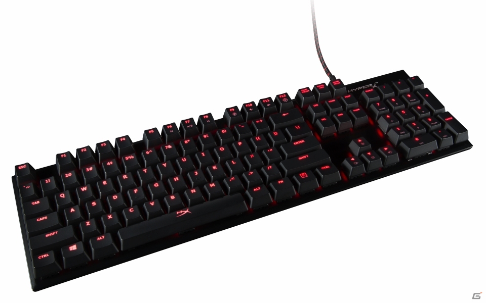 メカニカルゲーミングキーボード「HyperX Alloy FPS」が2月6日に発売―アルミ合金製のフレームを採用したコンパクトな本格的競技仕様の画像3