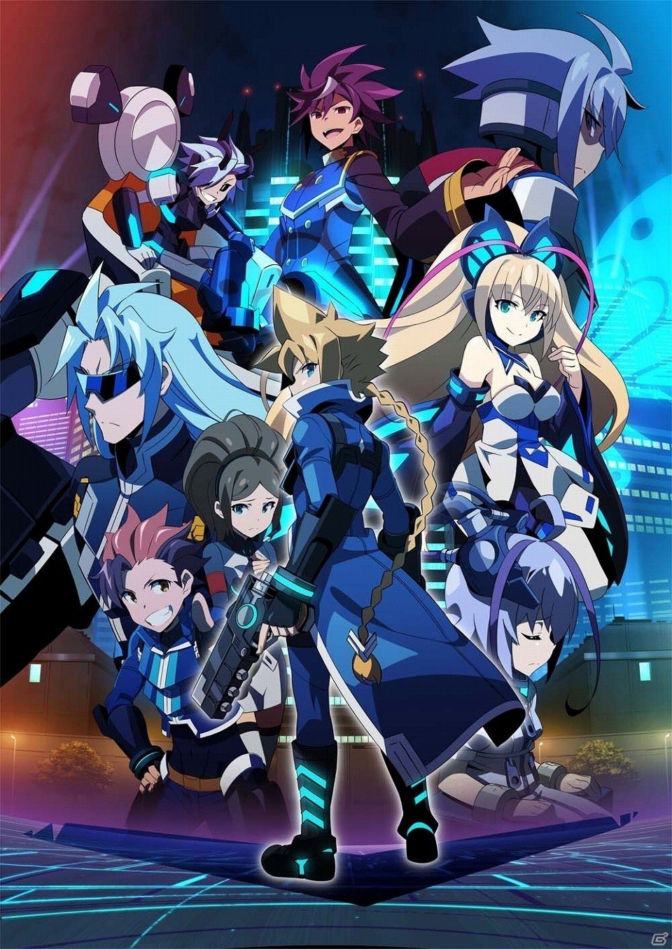 OVA「蒼き雷霆 ガンヴォルト」が2月9日より全世界同時配信決定！メインビジュアル＆PVも公開の画像1