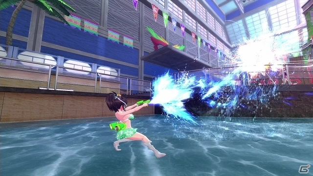 これで女の子をびしょ濡れに！PS4「閃乱カグラ PEACH BEACH SPLASH」5種類のウォーターガンのプレイ動画が新たに公開の画像2