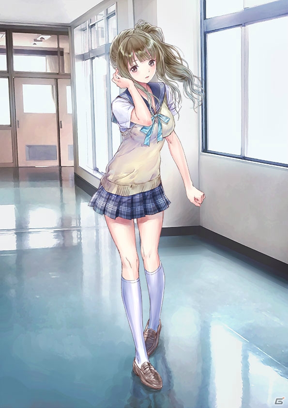 PS4/PS Vita「BLUE REFLECTION 幻に舞う少女の剣」キャラクタームービー第3弾は菅本しほりを紹介！Twitter用画像も公開の画像1