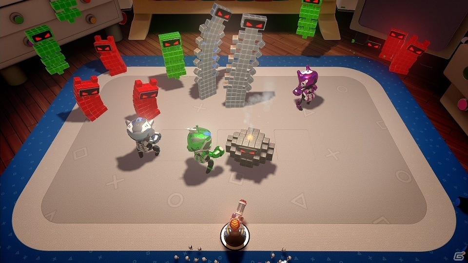 おもちゃのエイリアンを撃退しよう！PS4「THE PLAYROOM VR」に追加コンテンツ「トイウォーズ」が配信の画像5