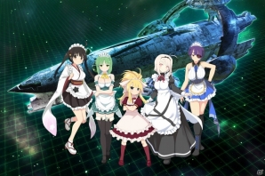 ピンチになるとメイド服が大変なことに！？PC「超銀河船団∞ -INFINITY-」イベント「洋菓子店の看板娘」が開催の画像1
