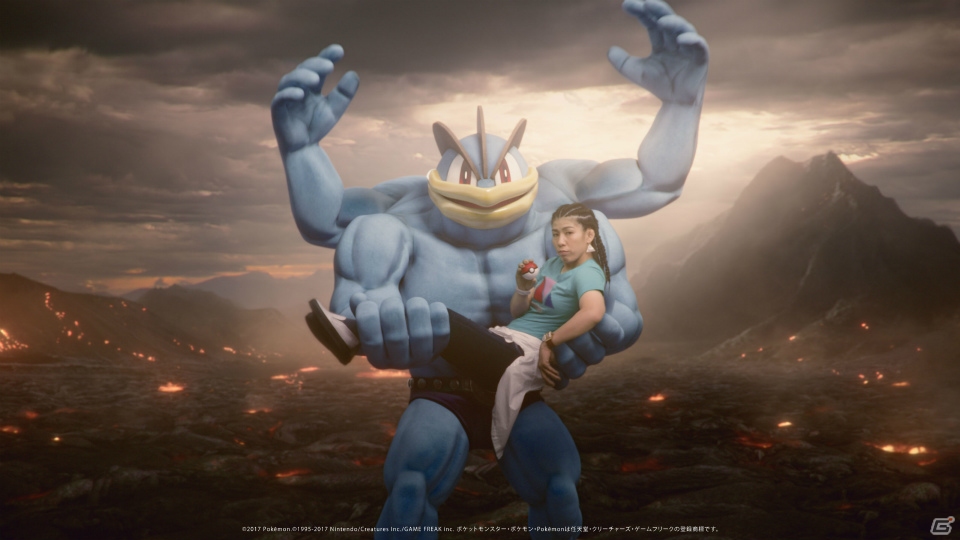 3DS「ポケットモンスター サン・ムーン」吉田沙保里さんの得意技を覚えた「サオリのカイリキー」がプレゼント！の画像1
