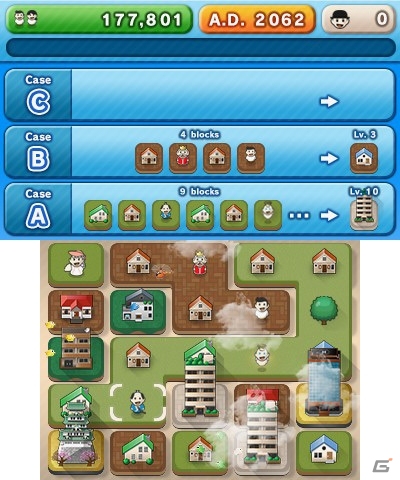 ためてからのドーンが爽快なシティ創造パズル「スバラシティ」3DS版が2月15日配信の画像5
