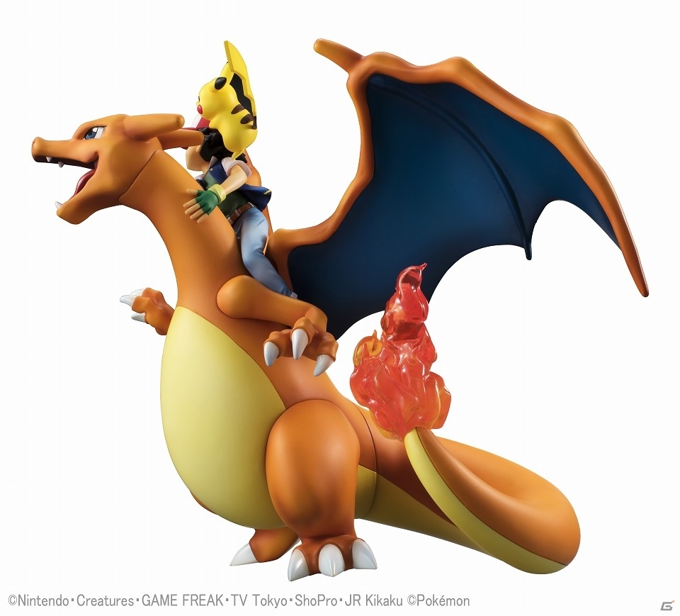 あの名コンビが1/8スケールで立体化！「G.E.M.シリーズ ポケットモンスター サトシ＆ピカチュウ＆リザードン」の予約受付が開始の画像5