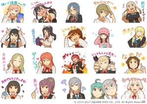 「スクールガールストライカーズ」公式Twitter40,000フォロワー突破記念！LINEクリエイターズスタンプ第2弾が登場の画像1