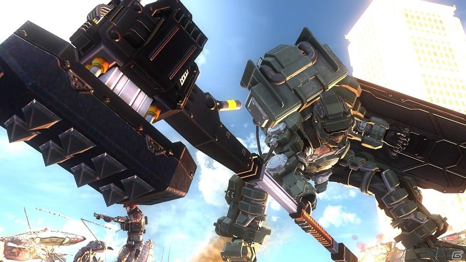 パワードスーツを装着した第3の兵科登場―PS4「地球防衛軍5」二刀装甲兵 フェンサーの情報が公開！イミグラントたちの母艦もついに捕捉の画像9