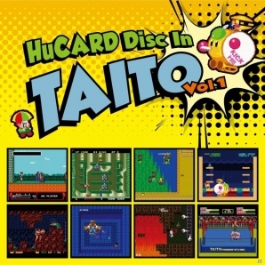 PCエンジン作品の音源を多数詰め込んだサントラ「HuCARD Disc In TAITO Vol.1」のジャケット&トラックリストが公開!の画像1