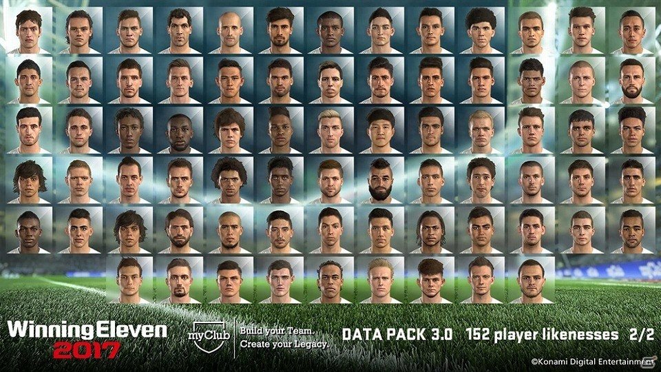 PS4/PS3「ウイニングイレブン 2017」スパイクの追加やリアルフェイスの反映など、データパック3.0が配信開始！の画像3