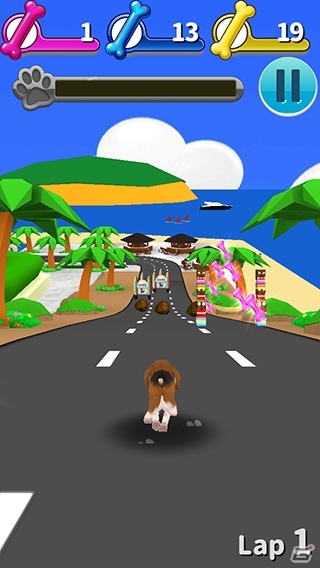 可愛いわんこと駆け抜ける爽快ランアクション「Little Doggy Run」がiOS/Android向けに配信中の画像2