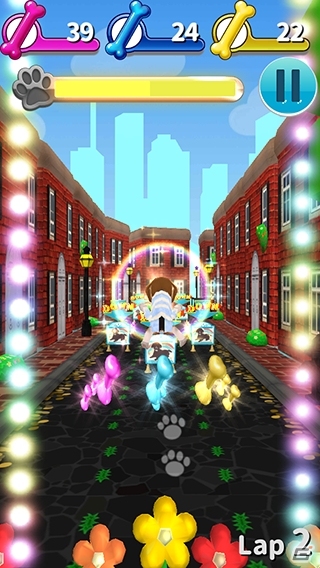 可愛いわんこと駆け抜ける爽快ランアクション「Little Doggy Run」がiOS/Android向けに配信中の画像4