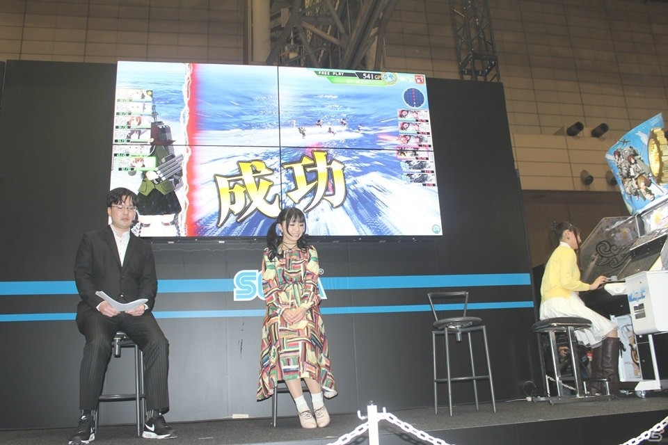 【JAEPO 2017】野水伊織さん、タニベユミさんがデモプレイを披露！新要素「演習」の情報もチラリと飛び出した「艦これアーケード」ステージレポートの画像6