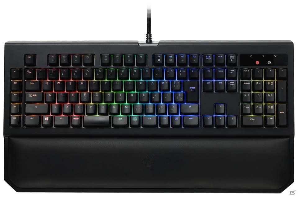 Razer製メカニカルキーボードのフラグシップモデル「BlackWidow Chroma V2」が2月18日に発売の画像1